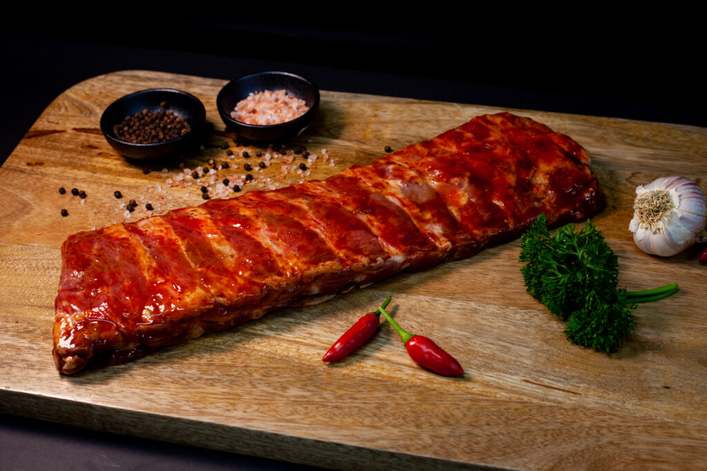Marinated Pork USA Rib Rack K&A Quality Meats