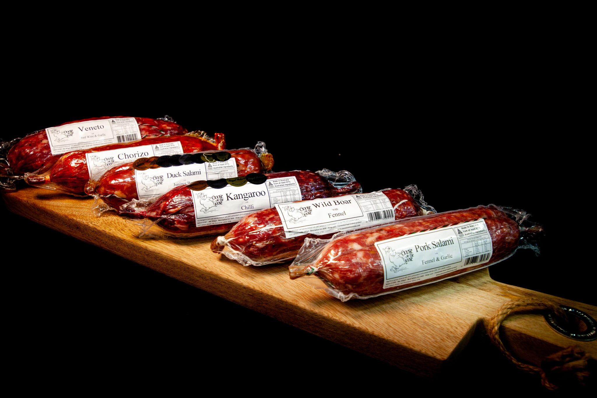 Goose on the Loose Salami K&A Quality Meats