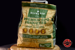 Olive pip BBQ Briquettes